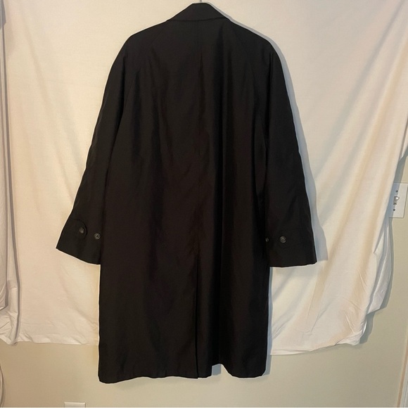 Lauren Ralph Lauren Men's Black Overcoat/trench/jacket size 40S - Picture 2 of 9